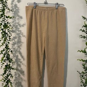 Corduroy tan leggings